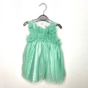 🌸SALE🌸 CAT & JACK ruffled mint green dress